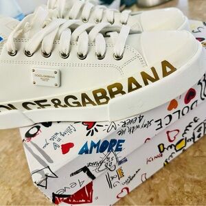 Dolce and Gabbana women’s sneakers in size 11.